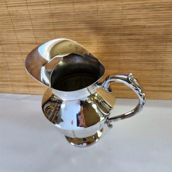 Vintage Silver Plate Water Pitcher Victorian Plate 8 1/4" EP Copper Canada - Picture 3 of 9